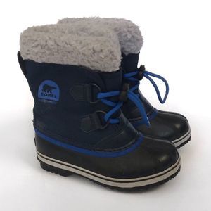 Sorel Snow boots boys girls size 12 blue